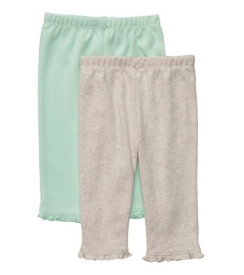 Carter's® Baby Girls' Mint/Light Grey 2-pk. Pants