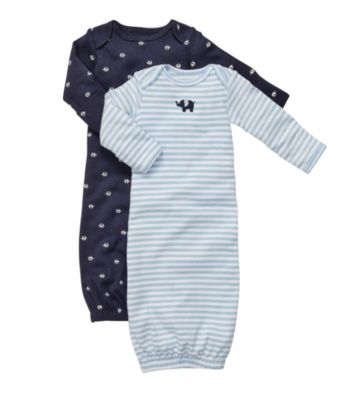 Carter's® Baby Boys' Navy/Blue 2-pk. Gowns