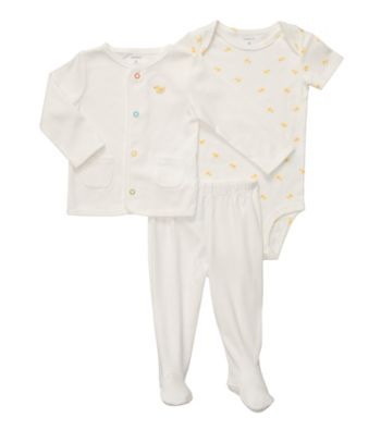 Carter's® Baby Ivory 3-pc. Footed Pants Set
