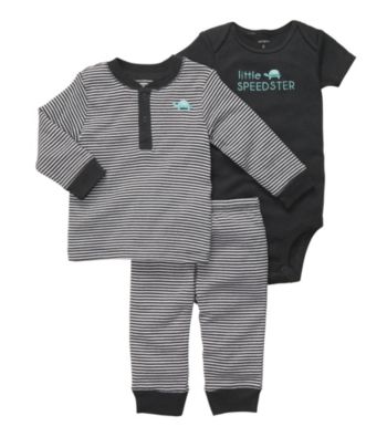 Carter's® Baby Boys' Grey 3-pc. 