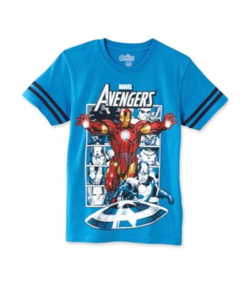 Marvel® Boys' 8-20 Royal Blue Short Sleeve Avengers Tee