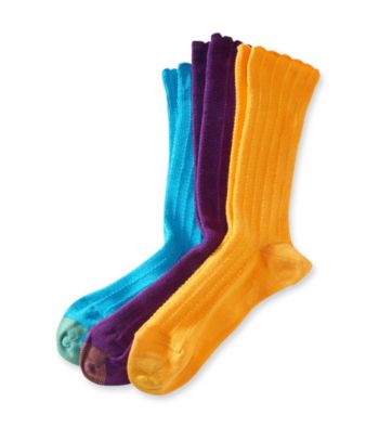 GOLD TOE&REG; 3-pk. Lacey Crew Socks - Purple/Orange/Blue