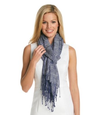 AK Anne Klein® Marine Pleated Stripe Wrap