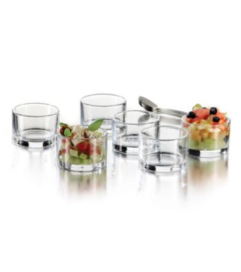 LivingQuarters Tastings 12-pc. Mini Bowls and Spoons
