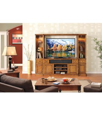 APA Pinecrest Wall Unit Entertainment Center