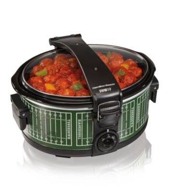 Hamilton Beach® 6-qt. Stay-or-Go Football Slow Cooker with Clip