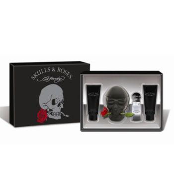 Ed Hardy Skulls & Roses for Men Gift Set (A $105 Value)