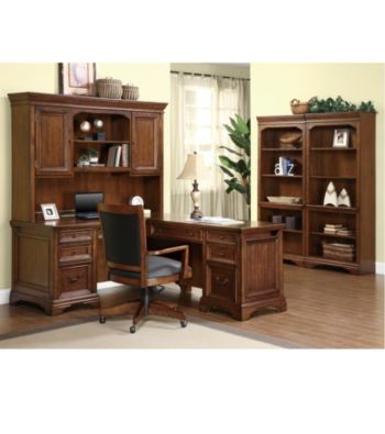 Wynwood® Valencia Cherry L-Shaped Desk Collection