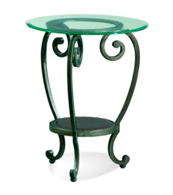 Bassett® Mirror Company Dauphine Wrought Iron Chairside Table