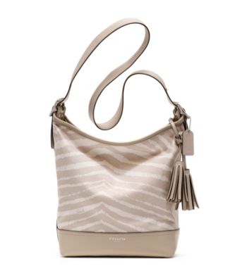 COACH LEGACY ZEBRA PRINT DUFFLE