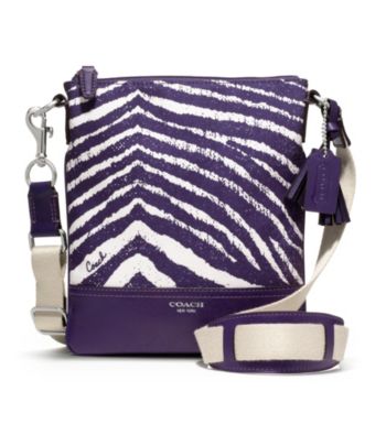 COACH LEGACY ZEBRA PRINT SWINGPACK