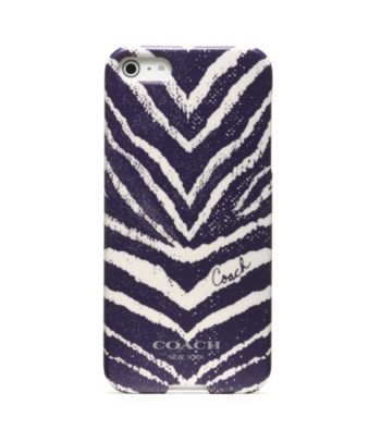 COACH ZEBRA PRINT IPHONE 5 CASE