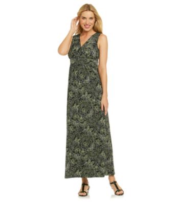Notations® Butterfly Print Maxi Dress