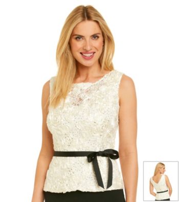 Alex Evenings® Rosette Lace Tank