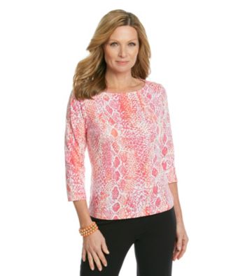 Ruby Rd.® Petites' Print Knit Top