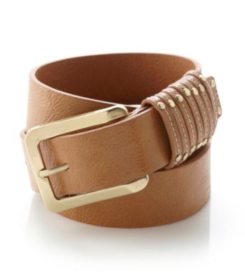 Calvin Klein Jeans® Multiple Keeper Leather Belt
