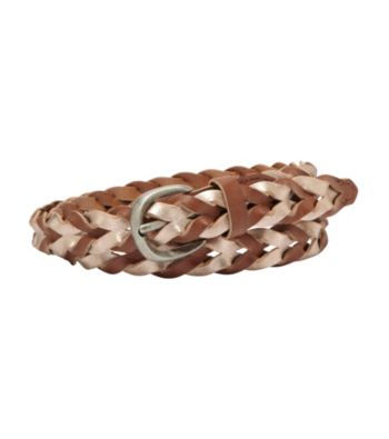 Fossil® Rose Gold Colorblock Woven Belt