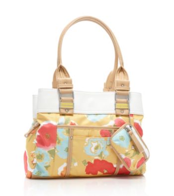 Tyler Rodan™ Water Floral Yellow Tulip Satchel