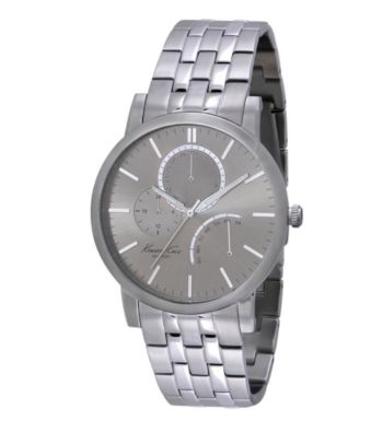 Kenneth Cole New York® Men's Slim Line Stainless Steel Grey Dial Watch