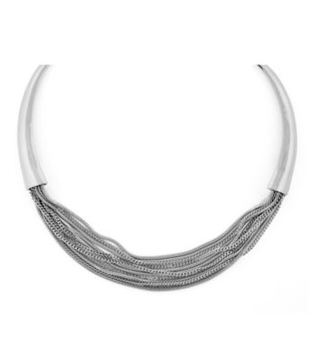 Vince Camuto™ By the Horns Silvertone Multi Strand Necklace