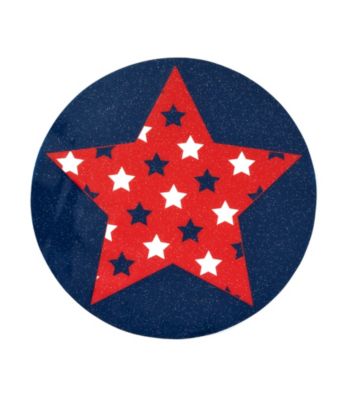 LivingQuarters Round Star DPC Placemat