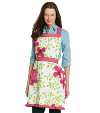LivingQuarters Floral Vine Apron
