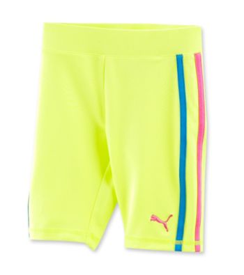 PUMA® Girls' 2T-6X Safety Yellow Bike Shorts