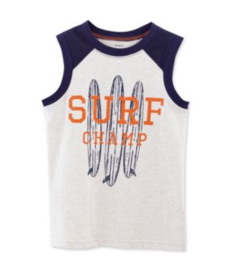 Carter's® Boys' 4-7 Grey Surf Champion Muscle Tee