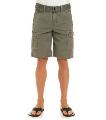 DKNY JEANS® Men's Overdyed Belted Canvas Cargo Short