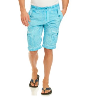 Guess Men's Pigment Tumble Safari Cargo Short