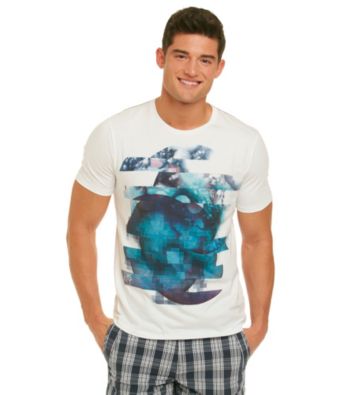 DKNY JEANS® Men's White Short Sleeve 