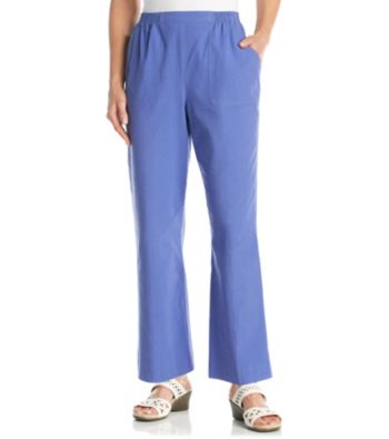 Alfred Dunner® Stretch Waistband Solid Pants