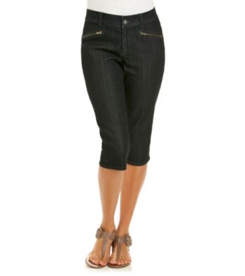 Skye's The Limit® Zip Pocket Skimmer Crop Denim Jeans
