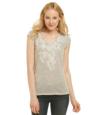 Calvin Klein Jeans Burnout Floral Print Tee