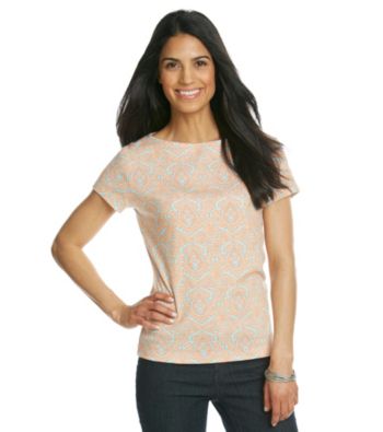 Jones New York Signature® Patterned Knit Tee