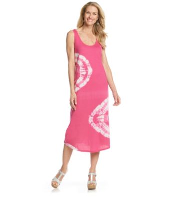 Chaus Circular Tie Dye Print Dress
