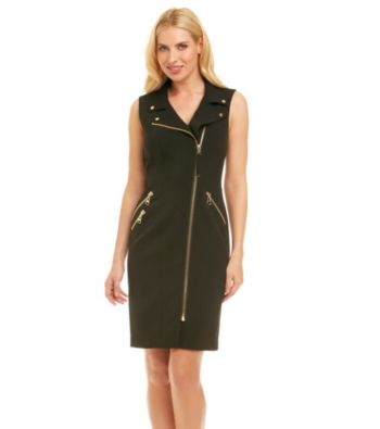 Calvin Klein Zipper Sheath Dress
