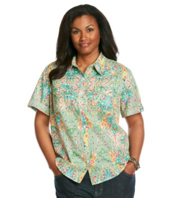 Jones New York Sport® Plus Size Two Pocket Camp Shirt