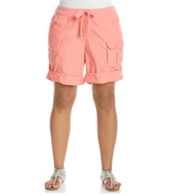 Calvin Klein Performance Plus Size Cargo Bermuda Elastic Waist Short