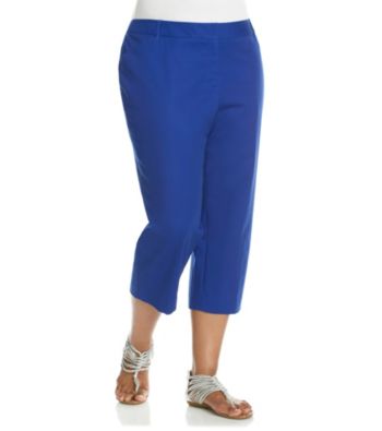 Rafaella® Plus Size Slim Solid Color Carpi