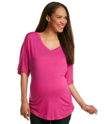 Three Seasons Maternity™ Dolman Sleeve V-Neck Tee
