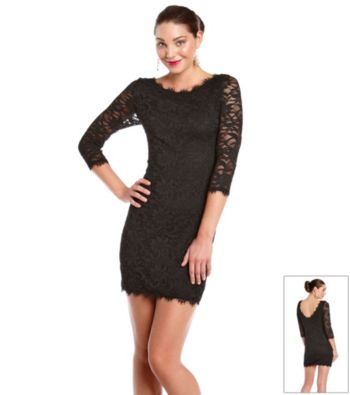 Jump® Juniors' Eyelash Lace Dress