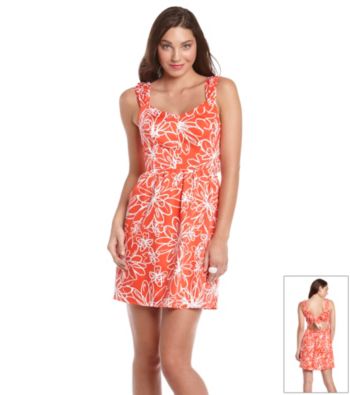 Bee Darlin' Juniors' Tie Back Floral Dress