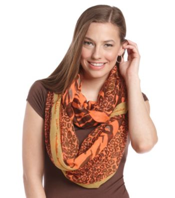 The Accessory Collective Juniors' Animal Print Scarf