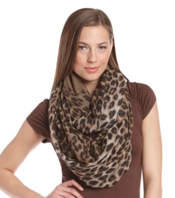 The Accessory Collective Juniors' Animal Print Scarf