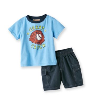 Kids Headquarters® Baby Boys' Blue 2-pc. Great Catch Set