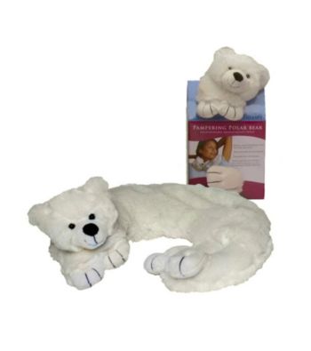 DreamTime® Spa Comforts White Pampering Polar Bear Aromatherapy Wrap