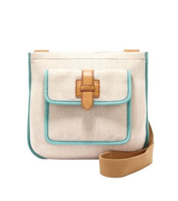 Fossil® Natural Shay Top Zip Crossbody