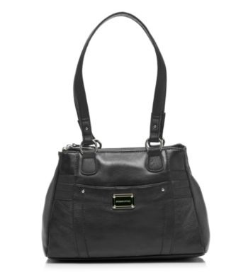 Stone Mountain® Black Greenwich Satchel