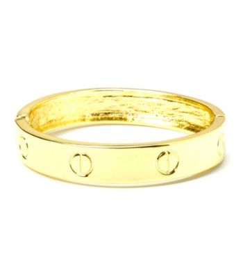 L&J Accessories Polished Gold Bangle
